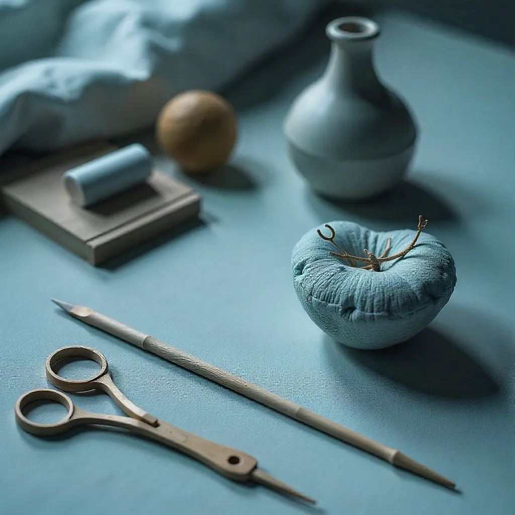 Natural dyeing process with plants